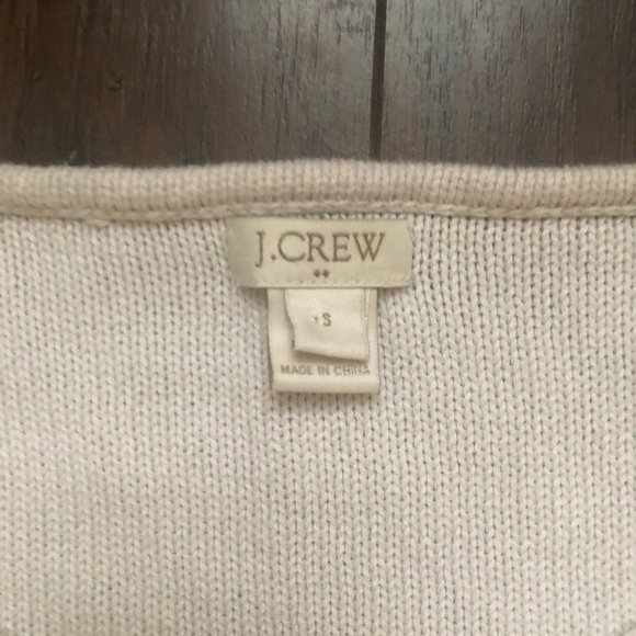 Cream colored J Crew sweater - Picture 2 of 3